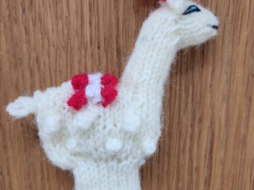 Alpaka Fingerpuppe
