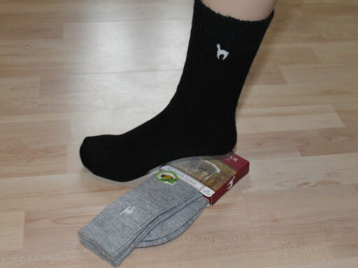 Alpaka Softsocken mit weichen Bund